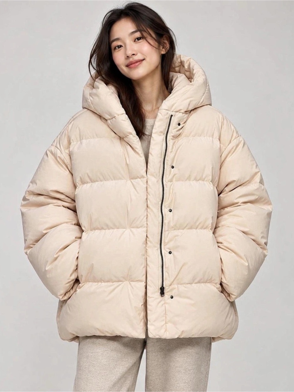 Uniqlo Powder Soft Down Jacket Puffer size medium